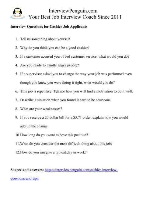 cashier interview questions|TOP 15 Cashier Interview Questions & Answers in 2023.